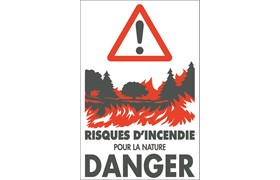 Affiche Risque d'incendie